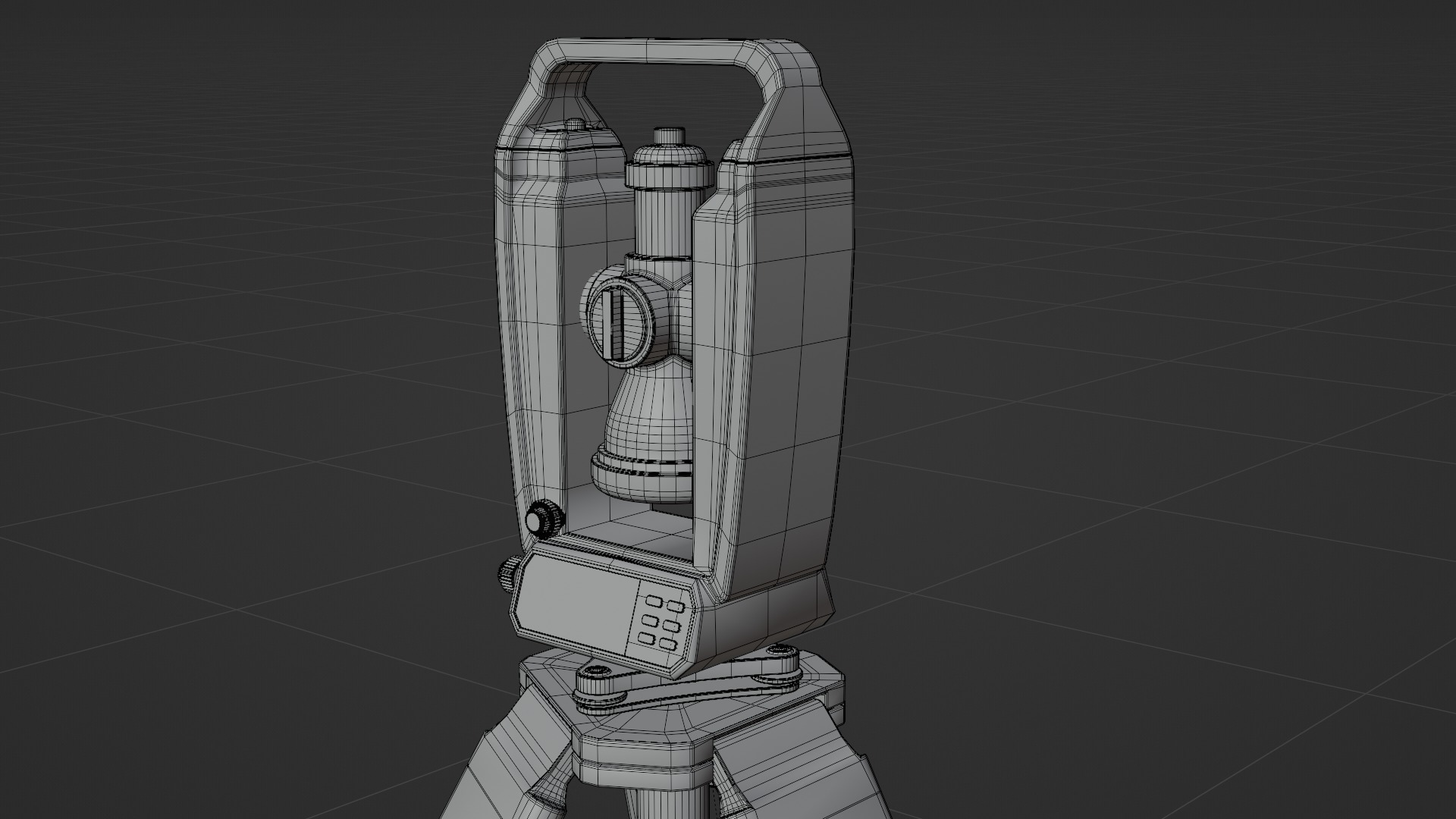 Theodolite - Generic Model 3D model_38