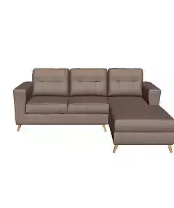 Red Sectional Sofa 3D Model for Interior Design