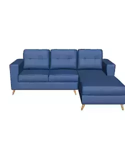 Modern Red Sectional Sofa 3D Model - Right Chaise
