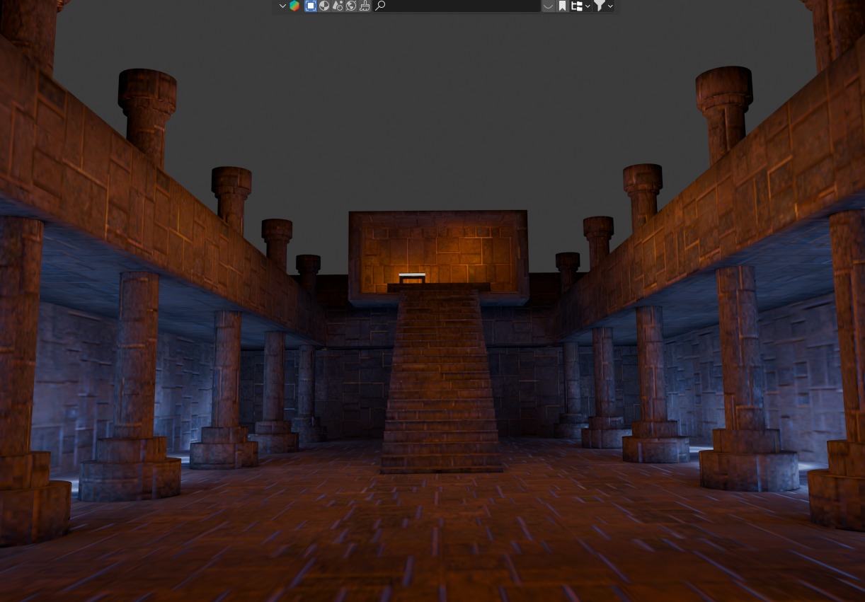 Ancient Virtual Temple - Metaverse Ready 3D model_3