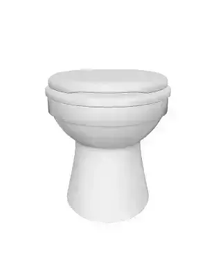 3D Contemporary Toilet Model for Architectural Projects