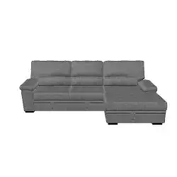 Sectional Sofa Bed with Storage 3D Model