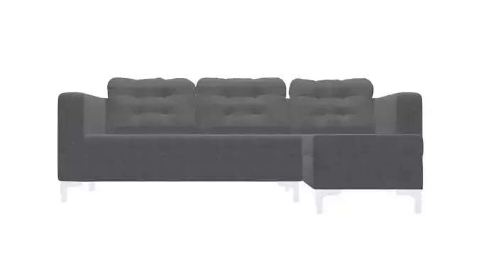 Contemporary 2-Piece Corner Sofa for Modern Living Rooms