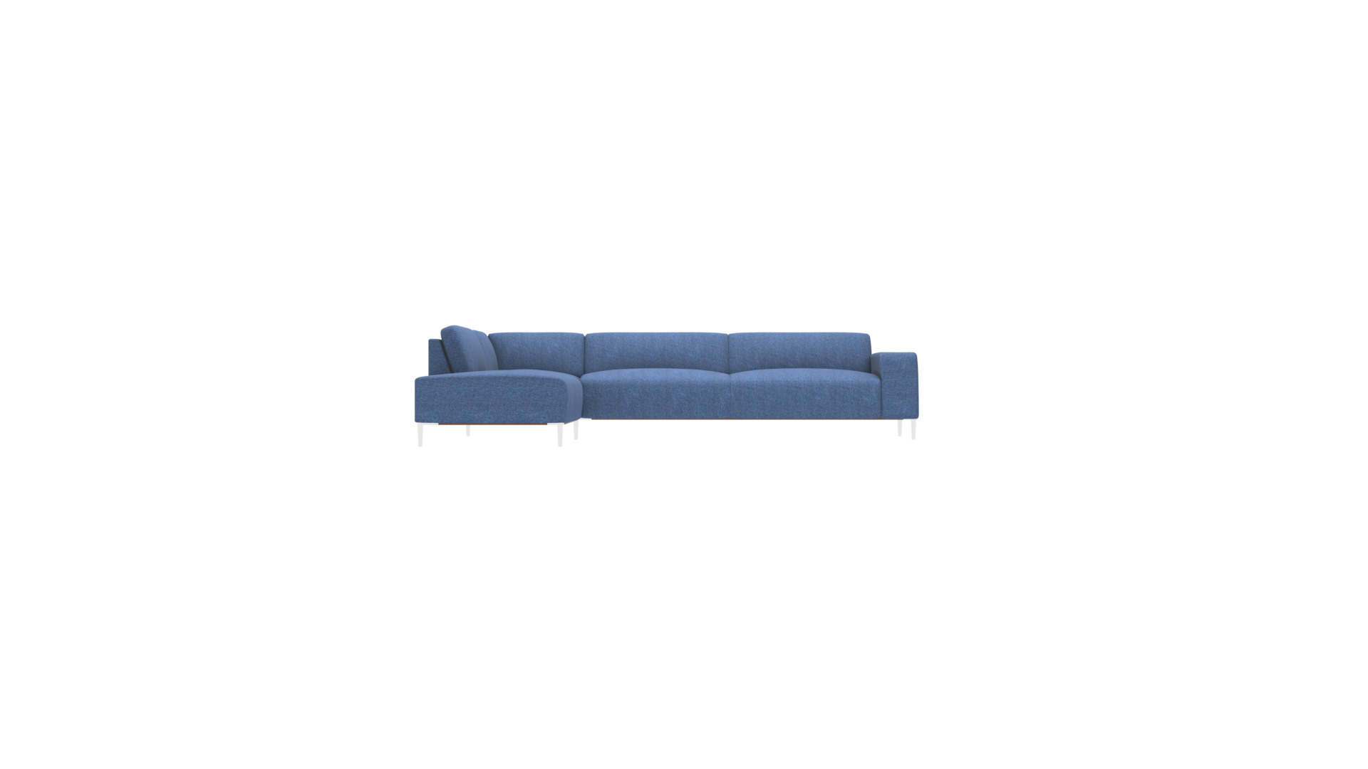 Detailed 3D Model Left Corner Sofa for Interior Design Low-poly 3D model_2