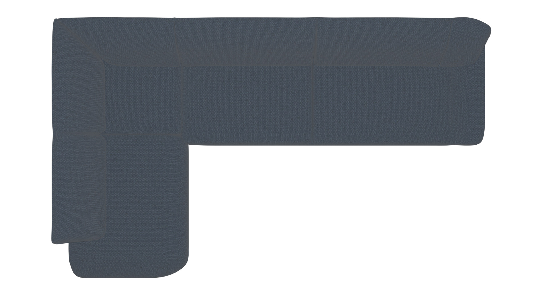 L-Shaped Modern Corner Sofa 3D Model Low-poly 3D model_16