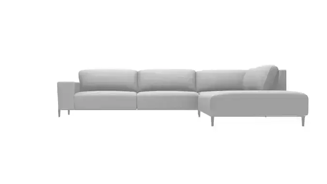 Modern Left Corner Sectional Sofa 3D Model