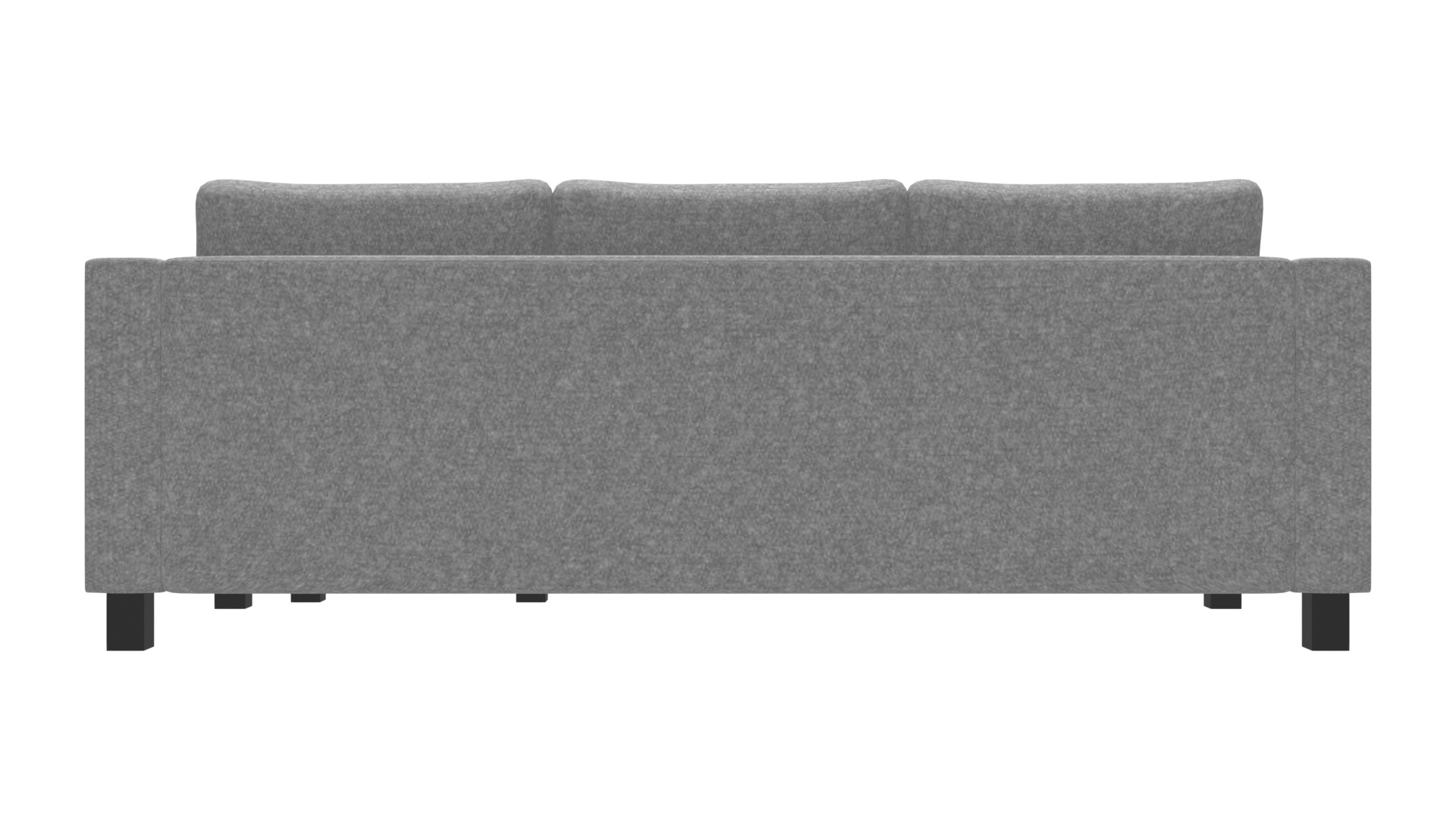 Contemporary 2-Piece Corner Sectional Sofa for Modern Homes Low-poly 3D model_6