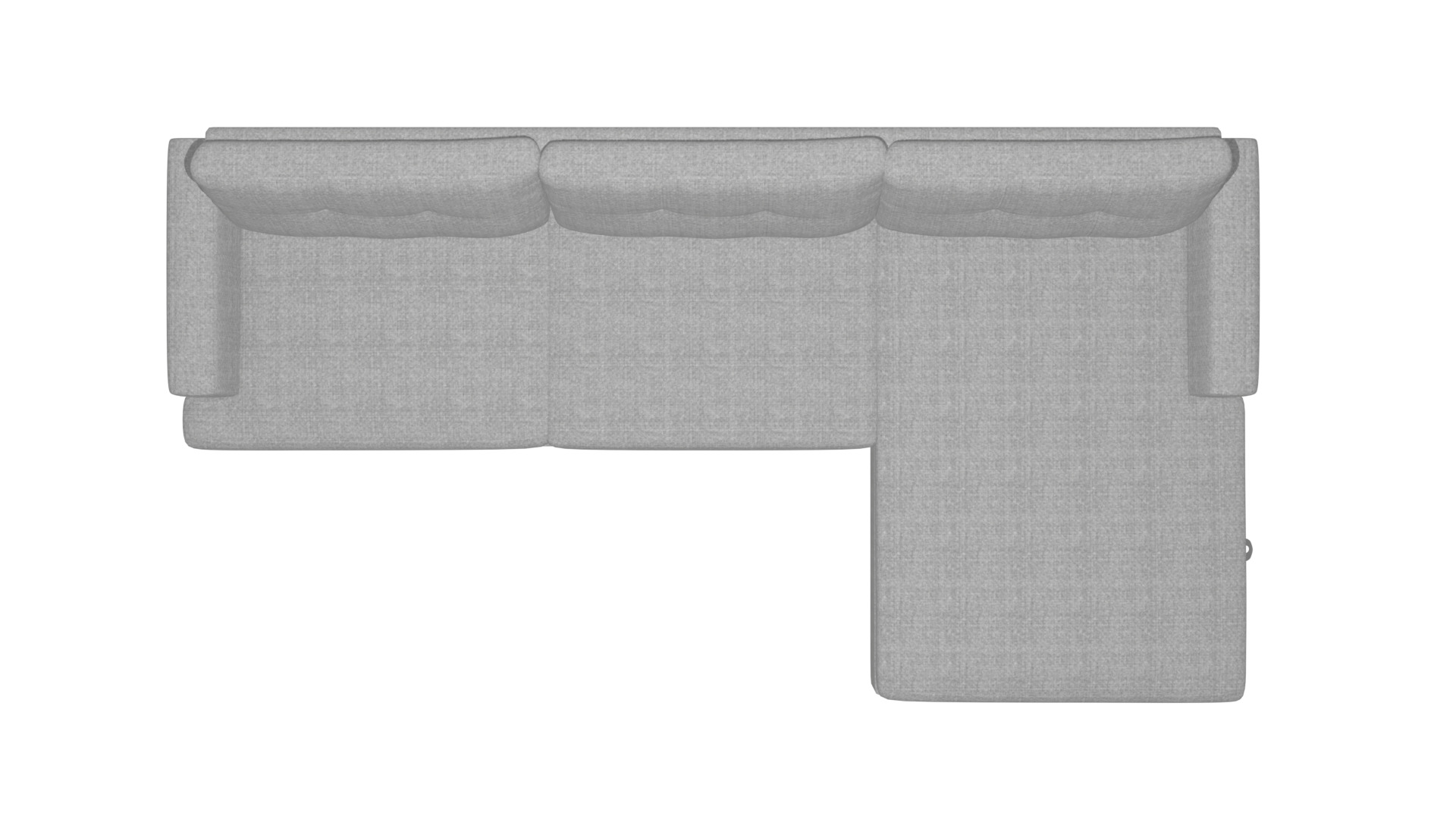 Modern Corner Sofa with Storage - Space-Saving Furniture Low-poly 3D model_16