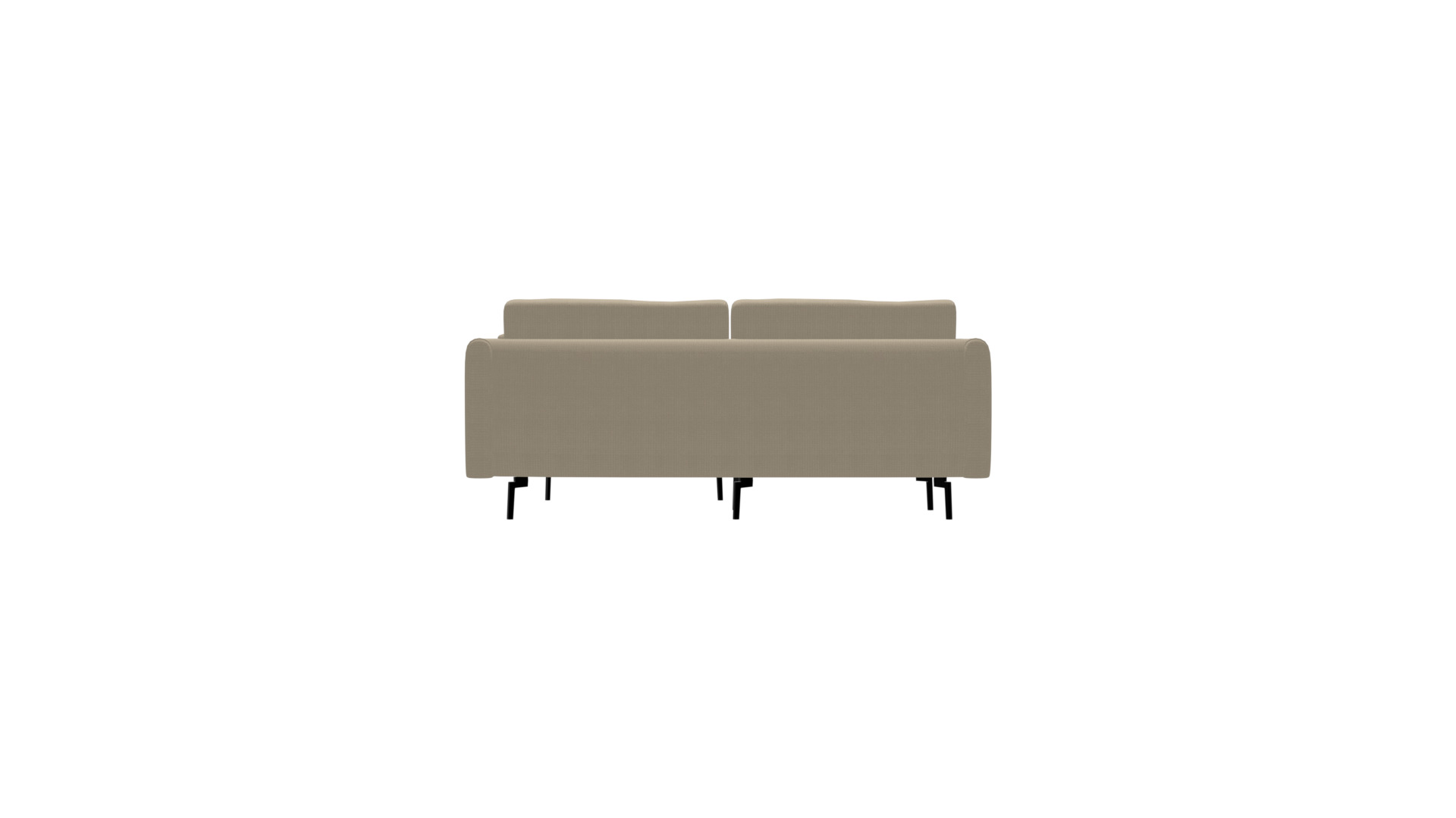 Beige Corner Sofa 3D Model - Stylish Furniture Low-poly 3D model_11