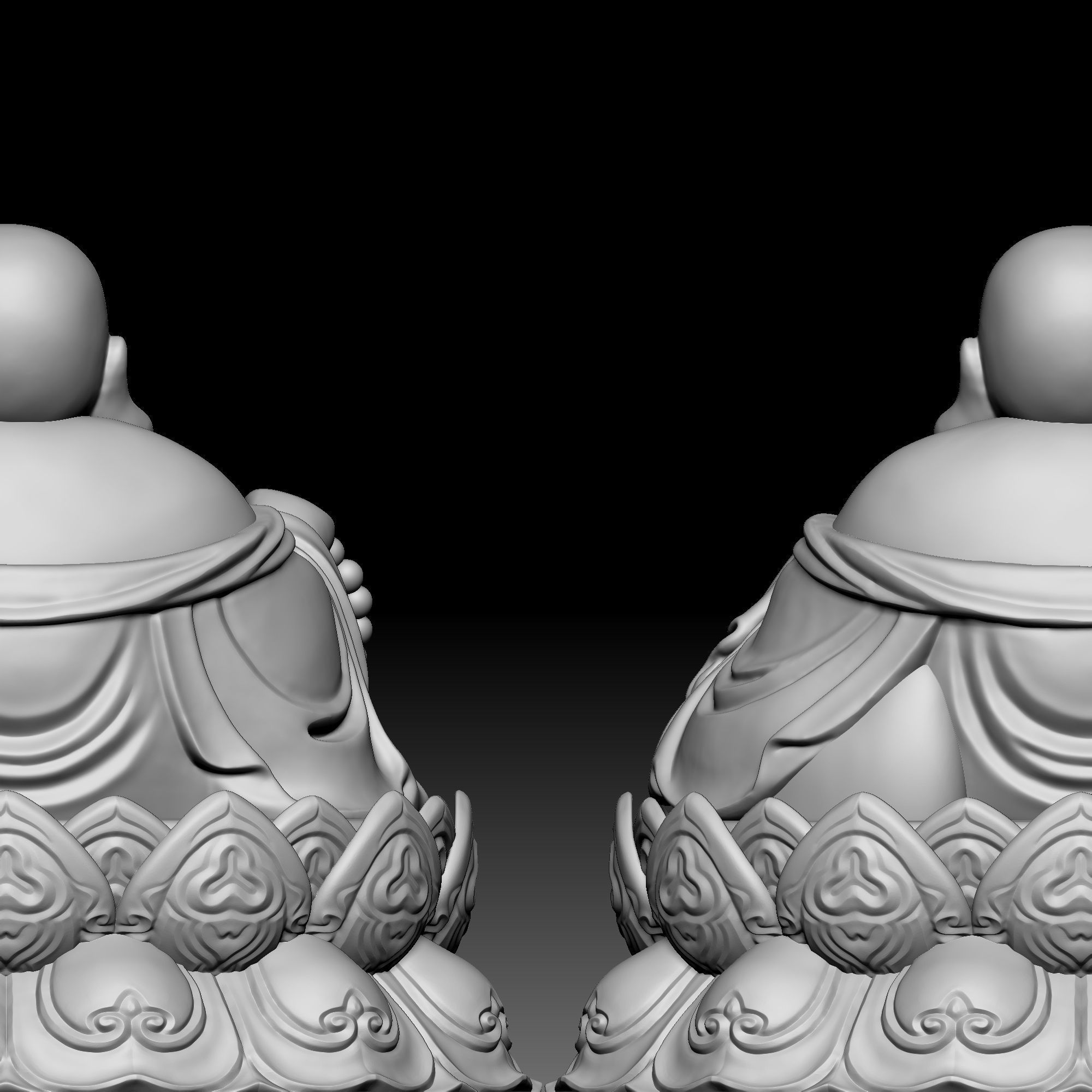 God of wealth 040 3D print model_5