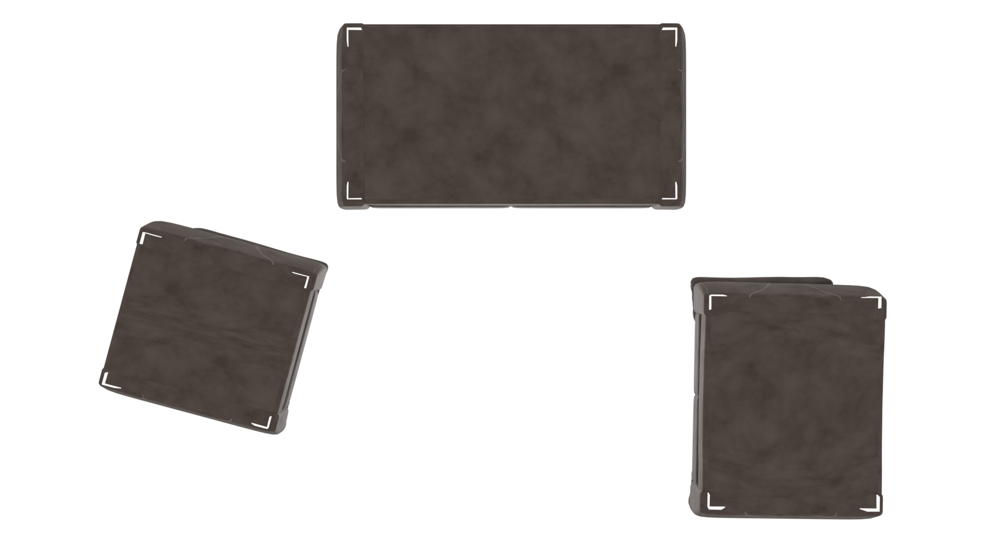 Modern Elegant furniture set  for Interior Design Low-poly 3D model_20