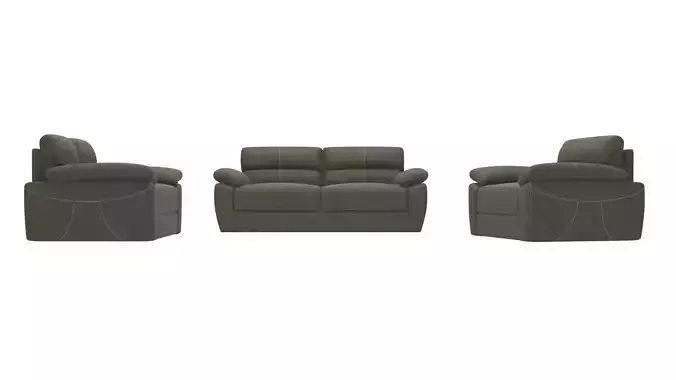 Modern Living Room Sofa 3D Model for Interior Design