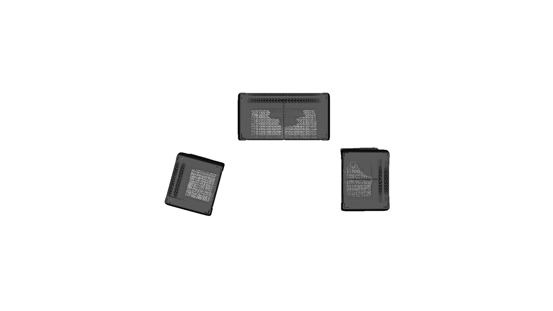 Modern Living Room Furniture Set Low-poly 3D model_23