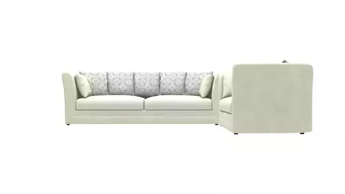 Luxurious Stone Furniture Model for Virtual Interiors Low-poly 3D model