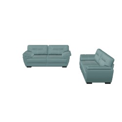 Elegant Leather-Vinyl Combination Sofa 3D Model Low-poly 3D model_28