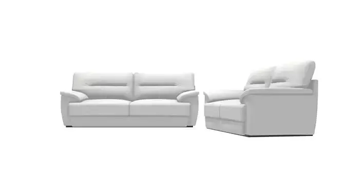 Modern Leather Vinyl Chair 3D Model