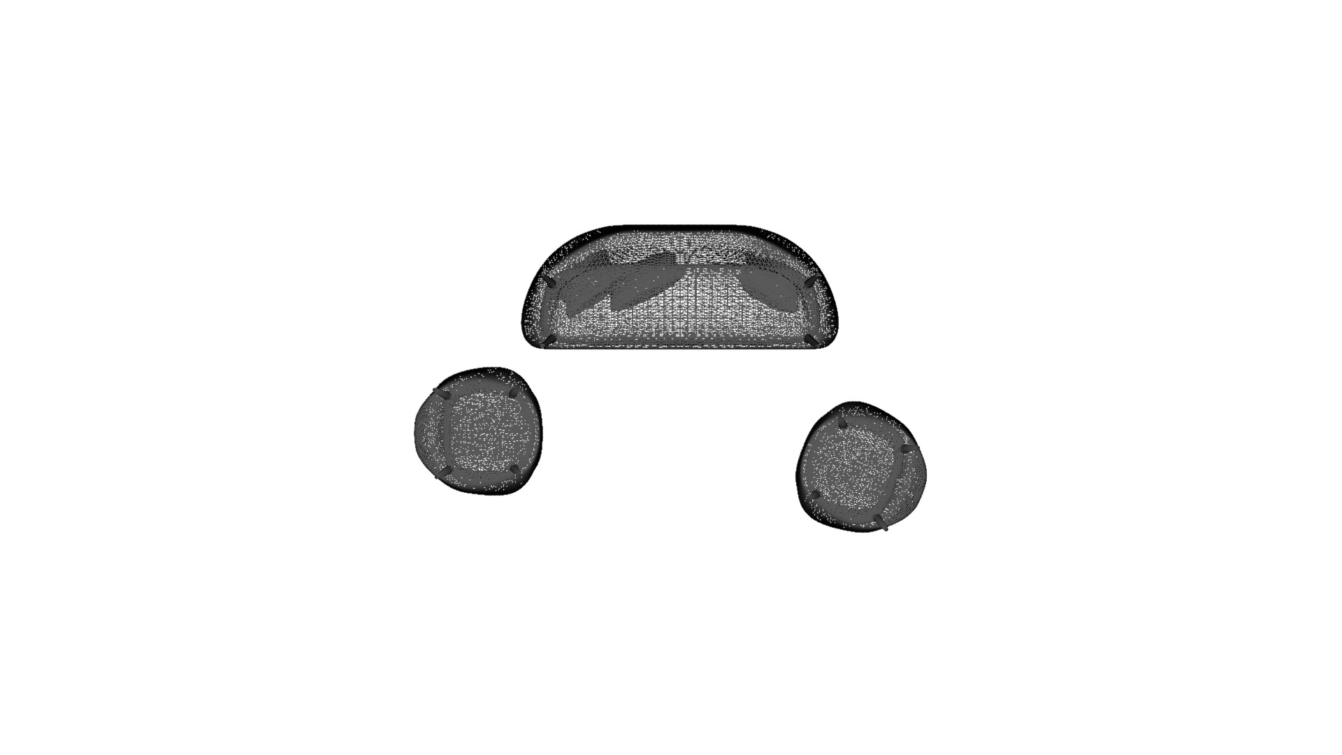 Modern Living Room Sofa 3D Model for Interiors Low-poly 3D model_23