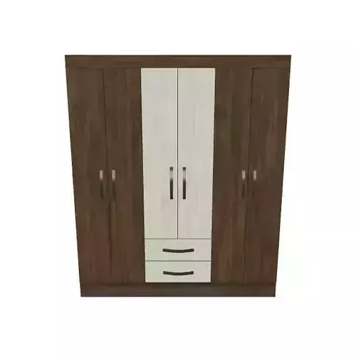 Versatile Storage Cabinet 3D Model for Interior Design
