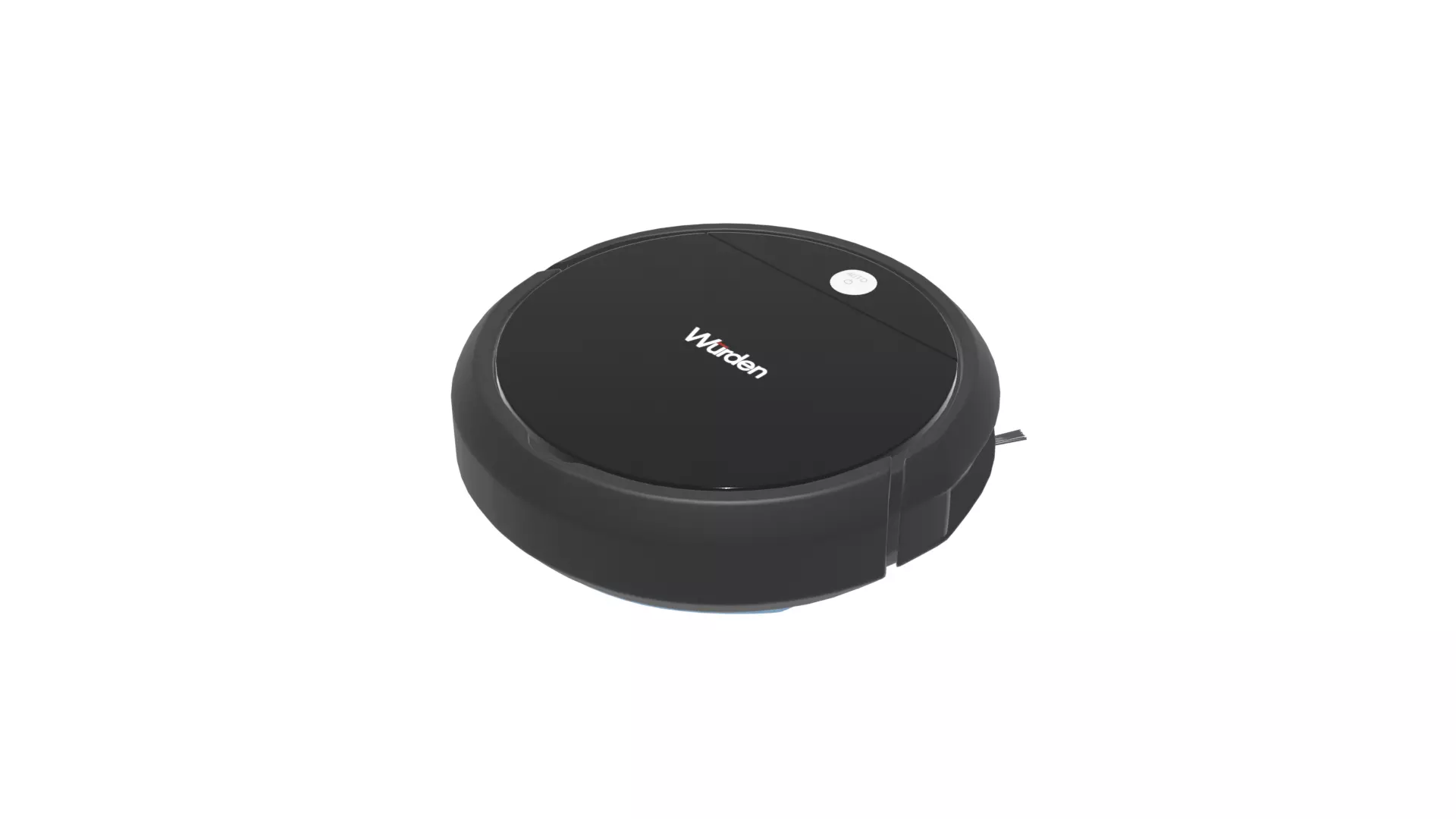 3D Robot Vacuum Cleaner for Kitchen and Home Appliances Low-poly 3D model_0