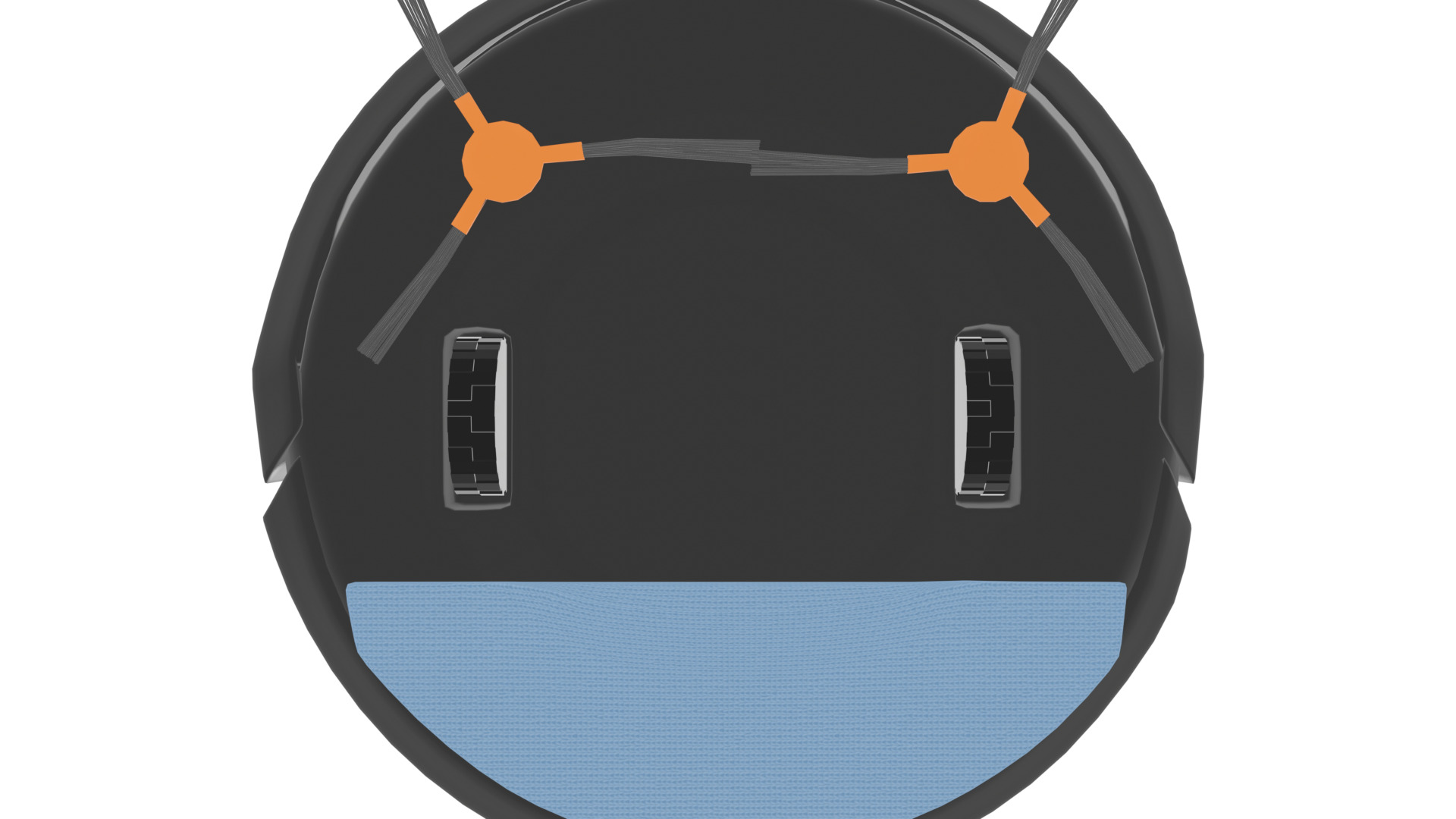 3D Robot Vacuum Cleaner for Kitchen and Home Appliances Low-poly 3D model_21