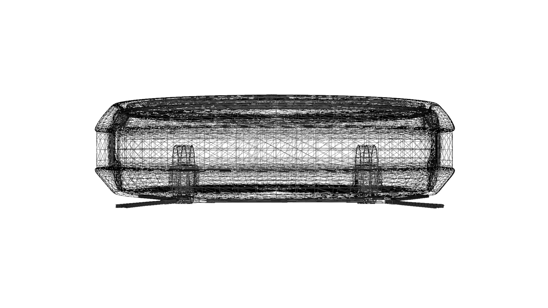 3D Robot Vacuum Cleaner for Kitchen and Home Appliances Low-poly 3D model_6