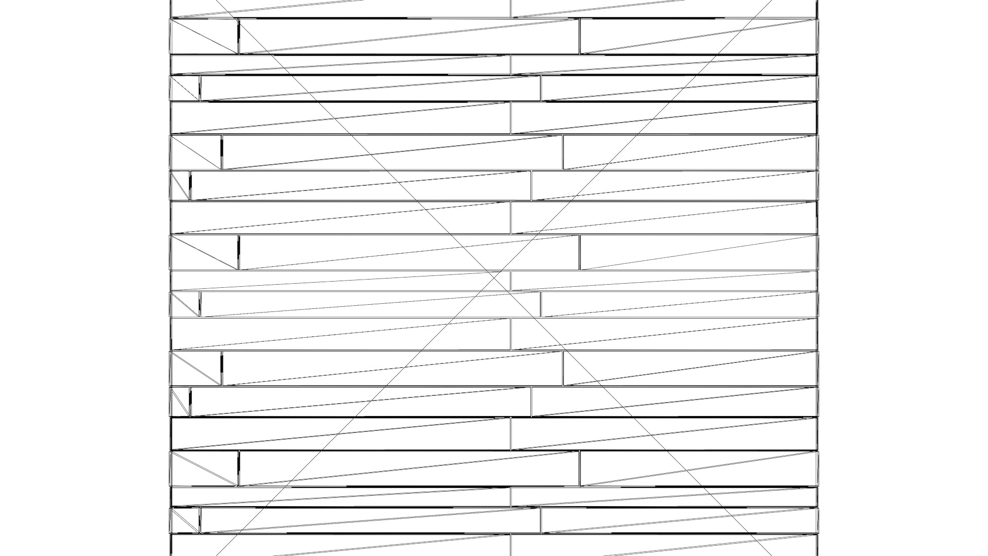 Acacia Wood Cladding 3D Model for Interior Design Low-poly 3D model_1