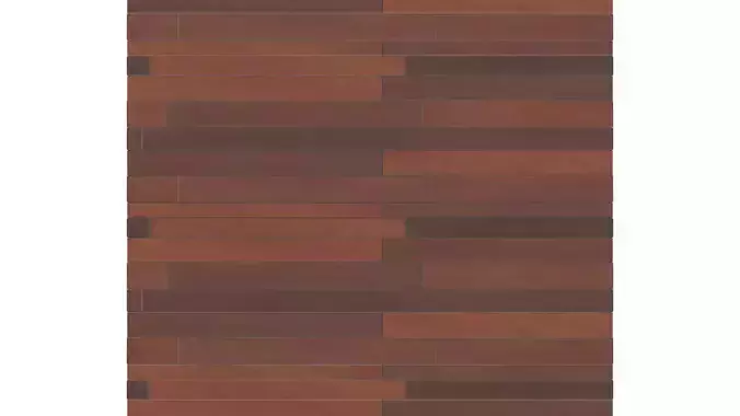 Acacia Wood Cladding 3D Model for Interior Design Low-poly 3D model