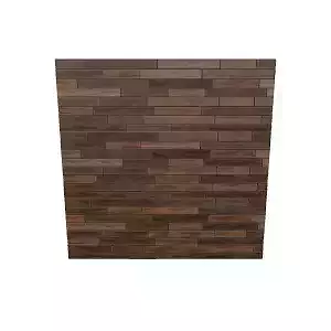 Rustic Wood Chair 3D Model for Indoor and Outdoor Furniture