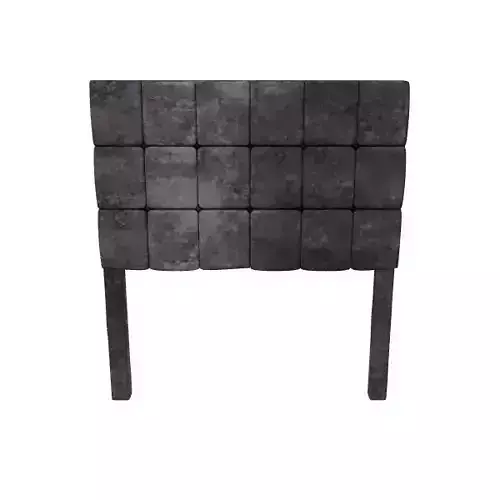 Realistic Queen Bed Headboard 3D Model for Interior Design