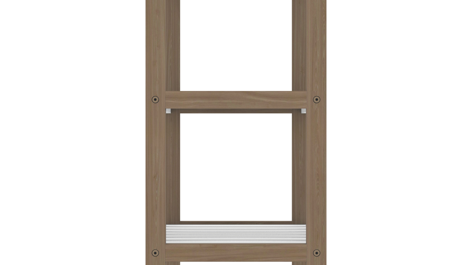 Modern Dual-Shelf Wall Cabinet 3D Model Low-poly 3D model_12