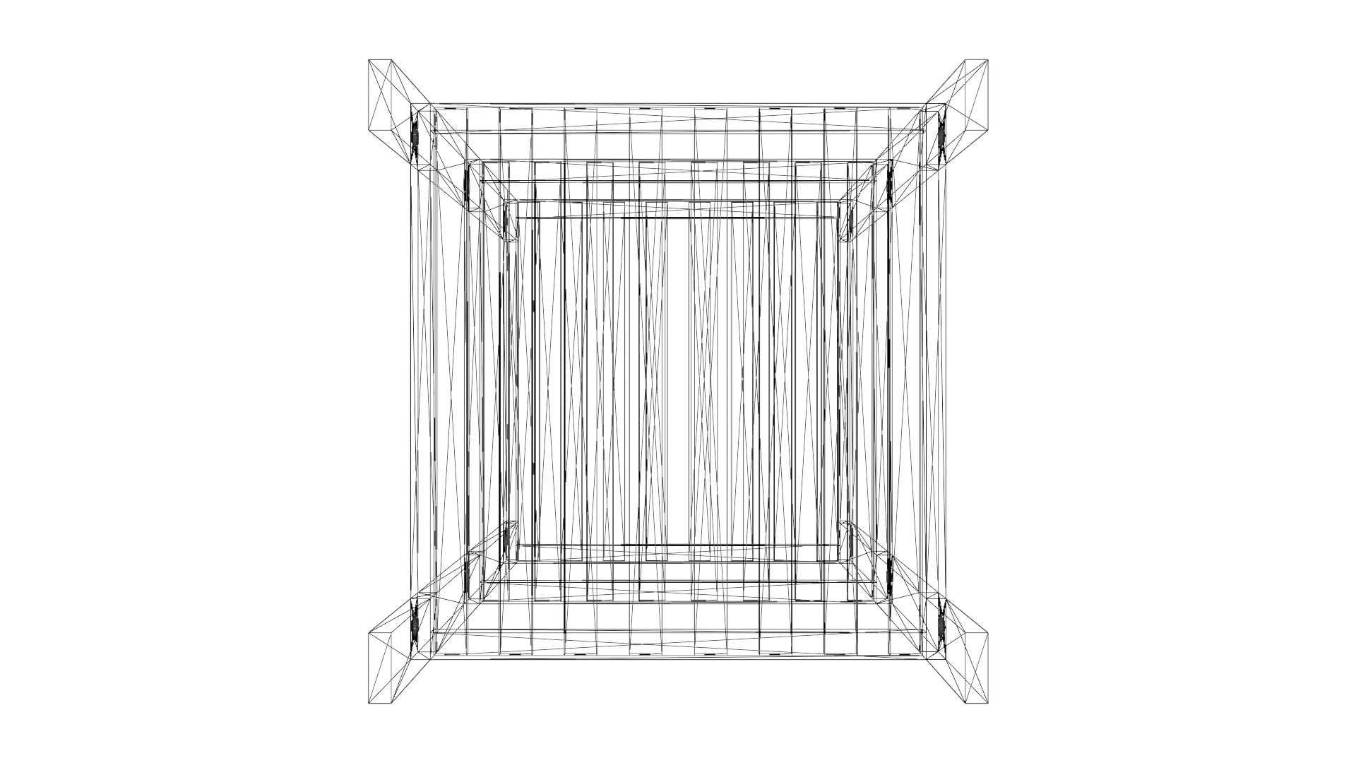 Modern Dual-Shelf Wall Cabinet 3D Model Low-poly 3D model_21