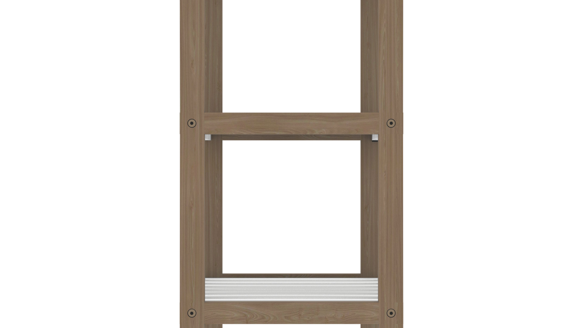 Modern Dual-Shelf Wall Cabinet 3D Model Low-poly 3D model_8