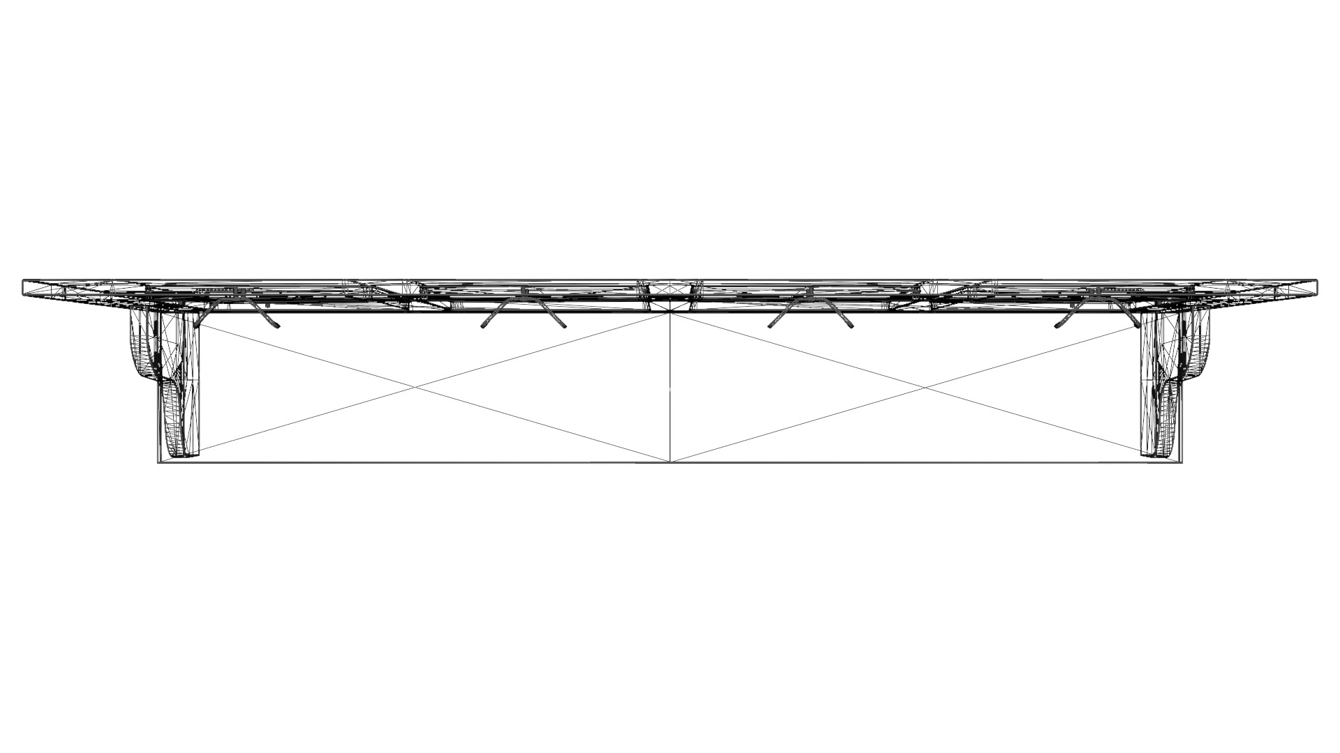 Modern Wall Shelf - Stylish Furniture Addition Low-poly 3D model_21