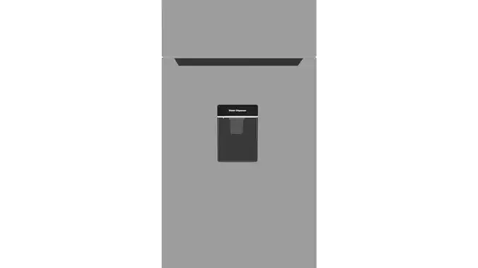 Fridge Sleek Stainless Steel Refrigerator with Water Dispenser