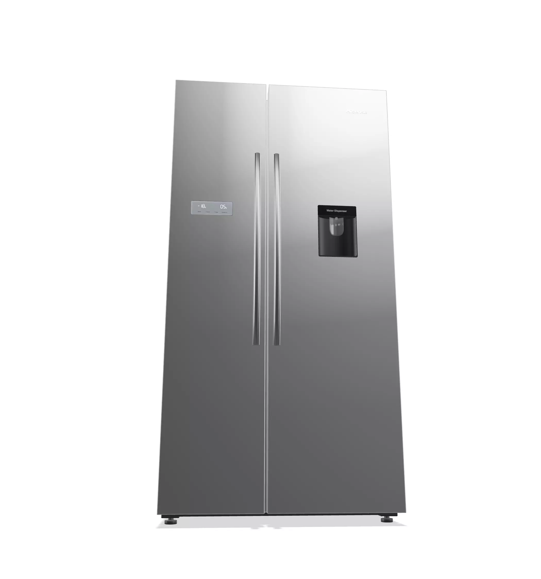 Side-by-Side Refrigerator 3D Model for Kitchen Appliance Low-poly 3D model_0