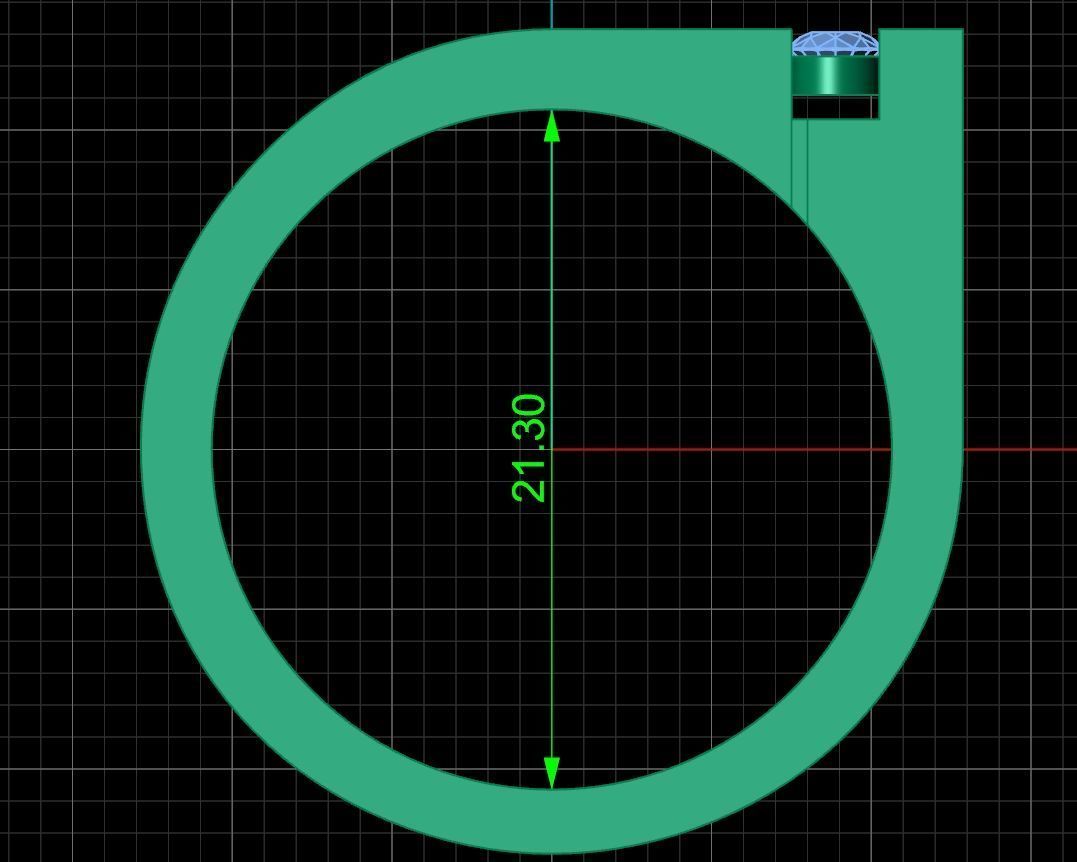 man wedding ring Niessing Spannring 1395 3D print model_10