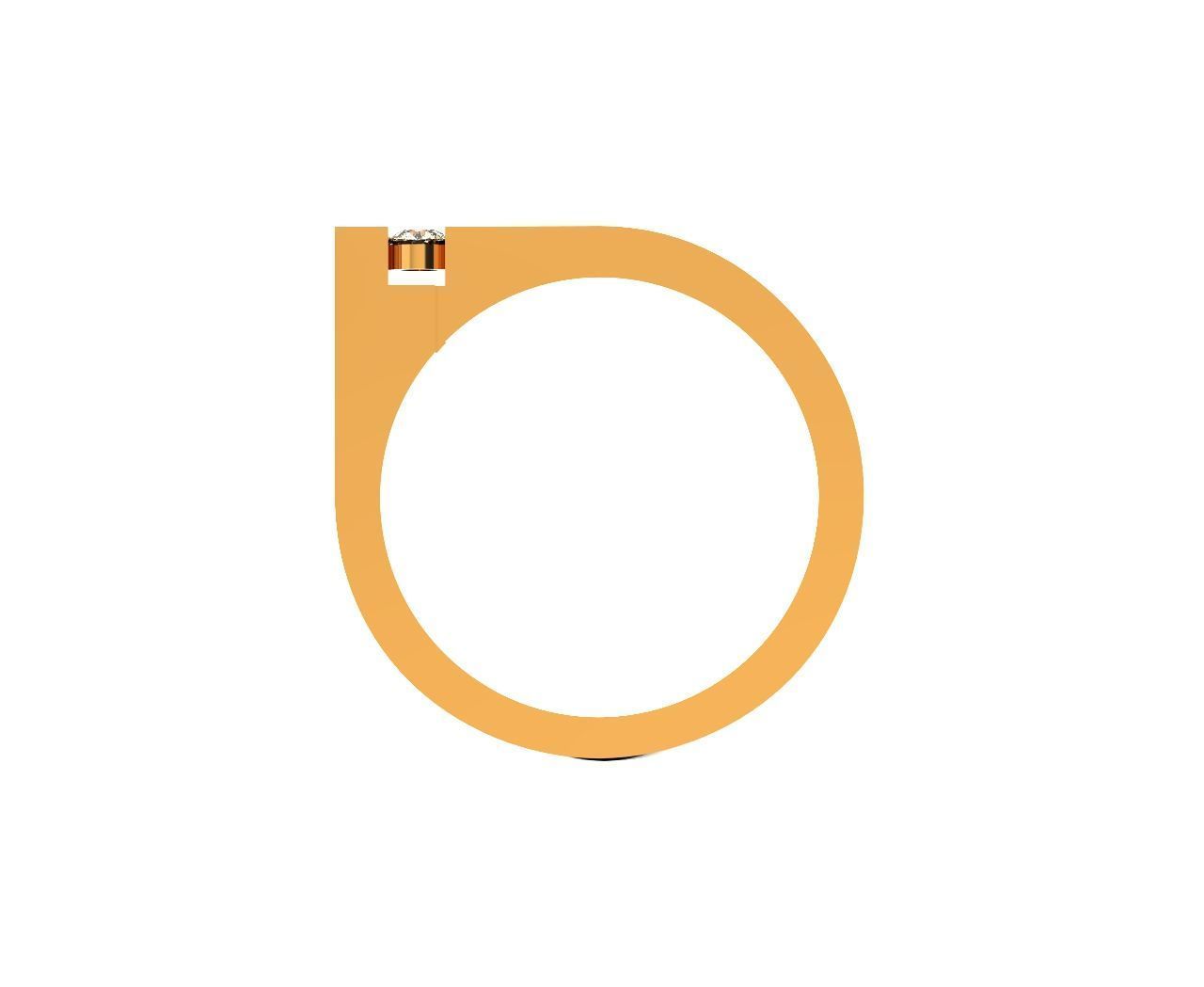 man wedding ring Niessing Spannring 1395 3D print model_12