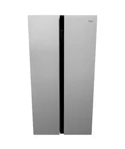 Modern Side-by-Side Refrigerator 3D Model for Kitchen Design