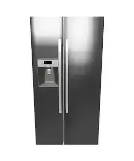 3D Side-by-Side Refrigerator - Home Appliance