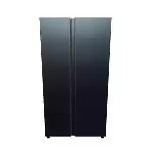 Side-by-Side Refrigerator 3D Model for Kitchen Visualizations