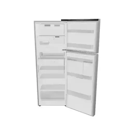 Top Freezer No Frost Refrigerator 3D Model
