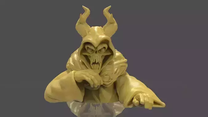 Horned King Bust Sculpt 3D print model