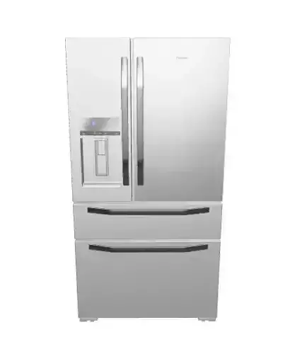 Modern Multi-Door Refrigerator 3D Model