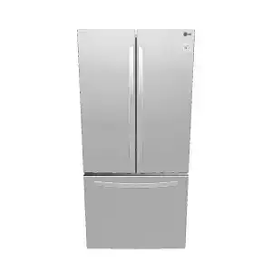French Door Refrigerator 3D Model - Inverter Technology
