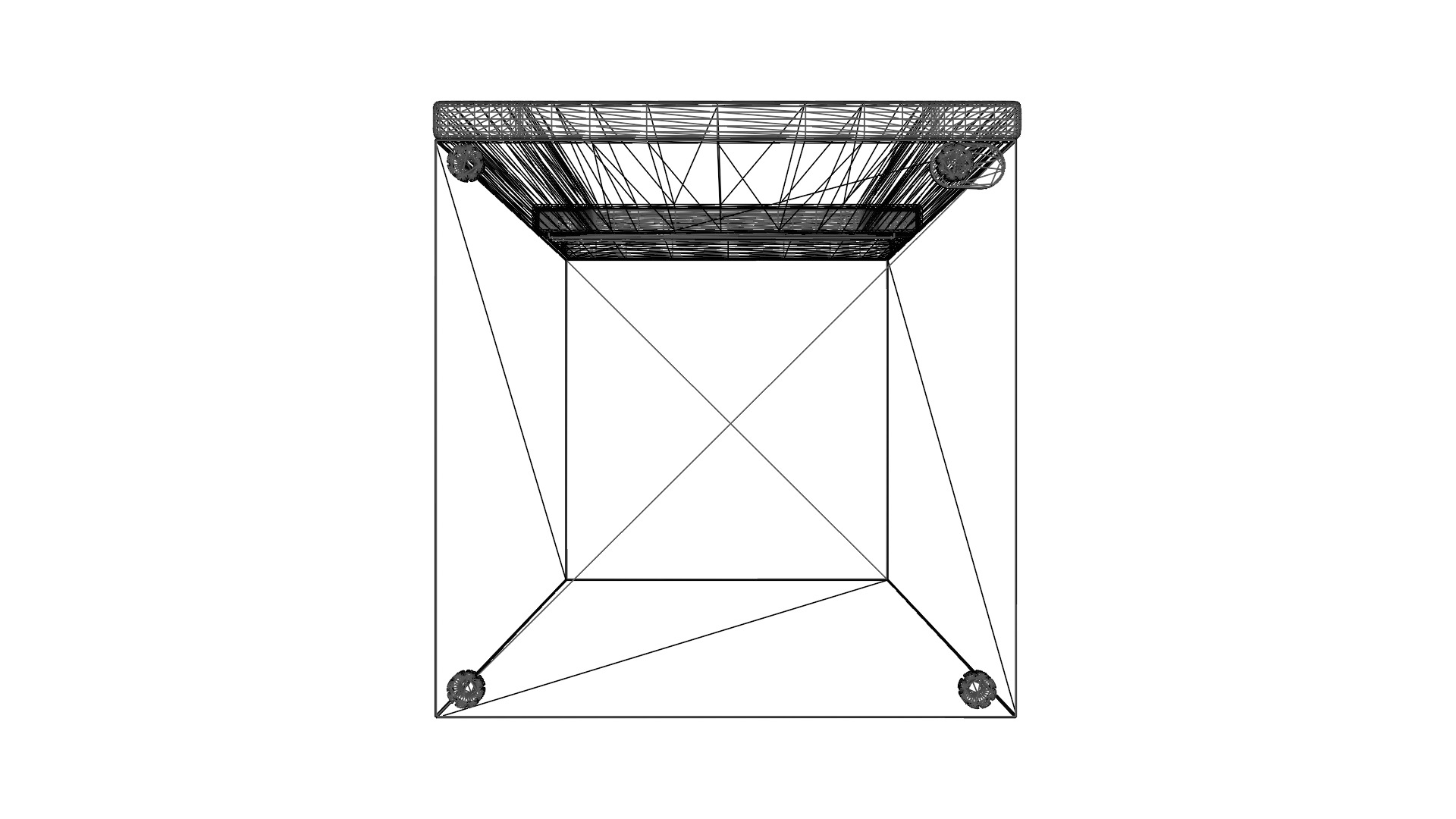 Direct Cool Refrigerator 311L for Kitchen and Commercial Use Low-poly 3D model_22