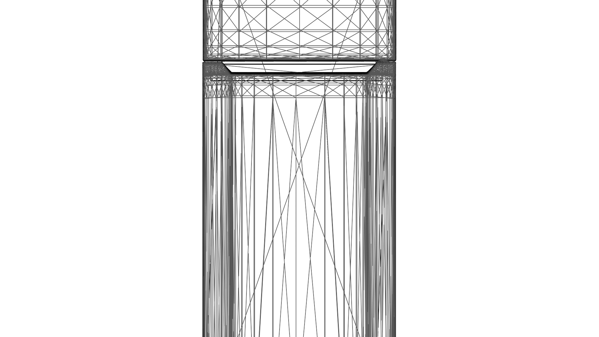 Direct Cool Refrigerator 311L for Kitchen and Commercial Use Low-poly 3D model_2