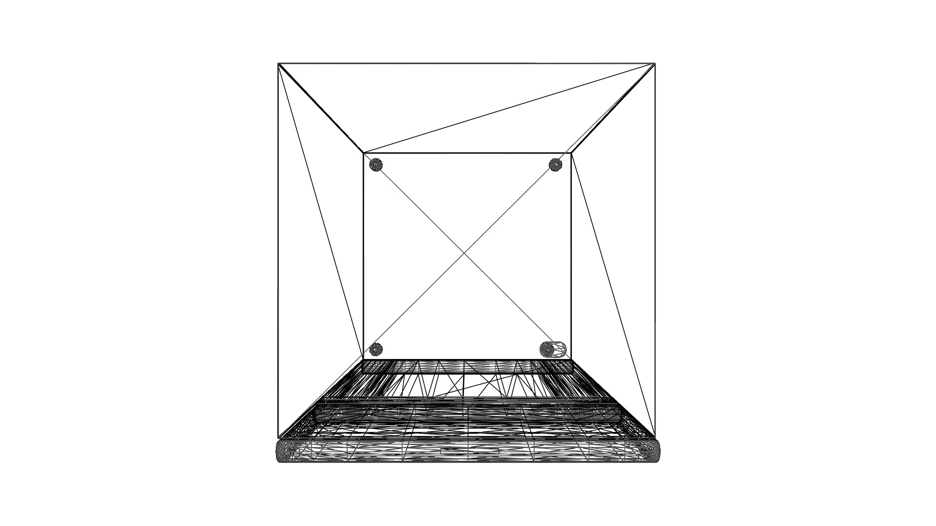 Direct Cool Refrigerator 311L for Kitchen and Commercial Use Low-poly 3D model_18