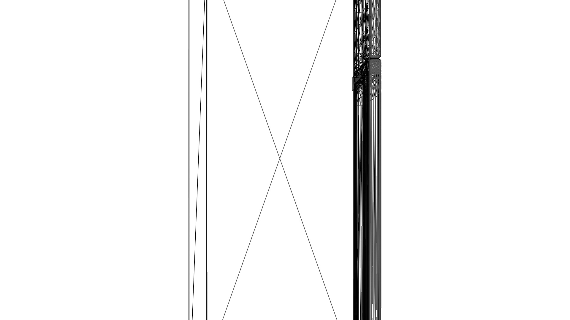 Direct Cool Refrigerator 311L for Kitchen and Commercial Use Low-poly 3D model_10