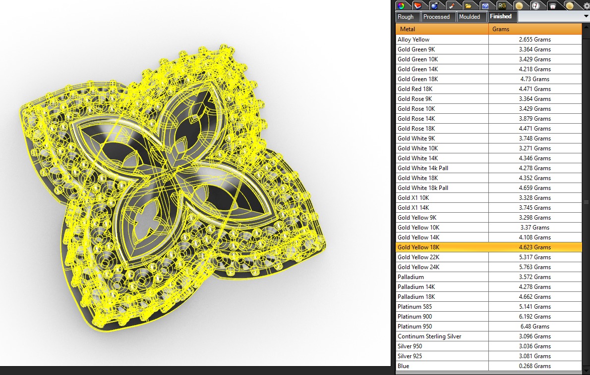 clover hiphop bracelet 3D print model_14