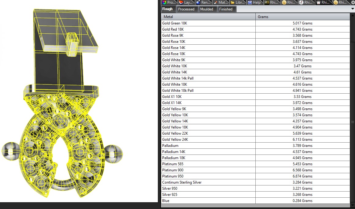 clover hiphop bracelet 3D print model_17